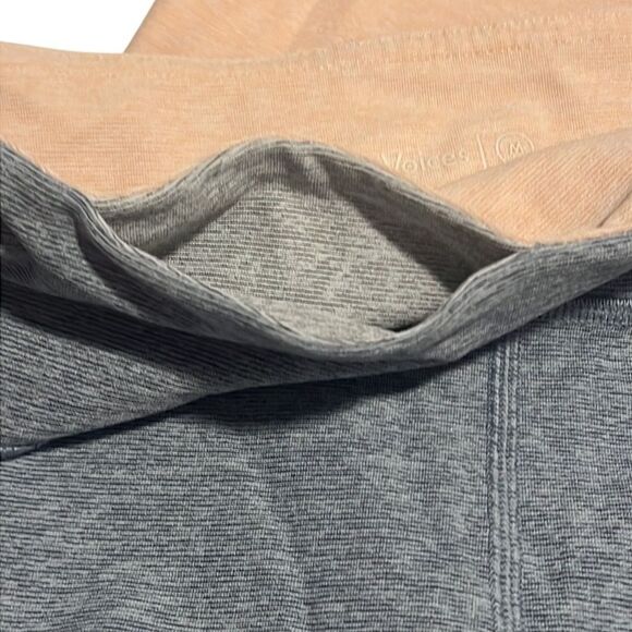 Outdoor Voices Blue Gray Pink Colorblock Athletic Leggings Size Medium - Picture 3 of 9